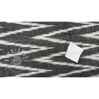 Bavlnená látka IKAT grey design A II.trieda