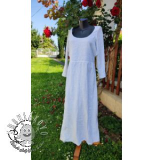 Ľan predpraný STONEWASHED PREMIUM white