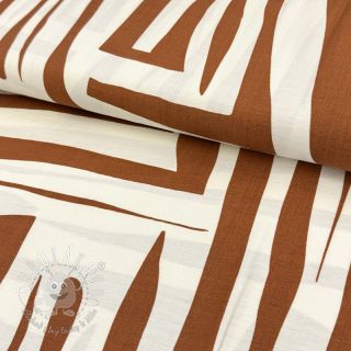 Viskóza s ľanom Nina design C