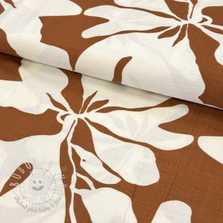 Viskóza s ľanom Nina design J