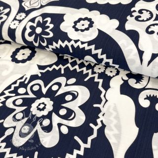 Viskóza s ľanom Nina design E