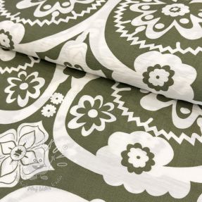 Viskóza s ľanom Nina design F