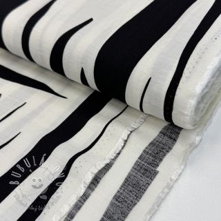 Viskóza s ľanom Nina design D