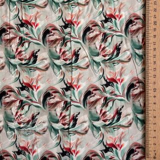 Viskóza RAYON POPLIN Diverse graphics design E digital print