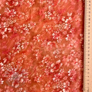 Viskóza RAYON POPLIN Mini flowers design E digital print