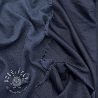Viskóza DELUXE soft touch Cynthia navy blue
