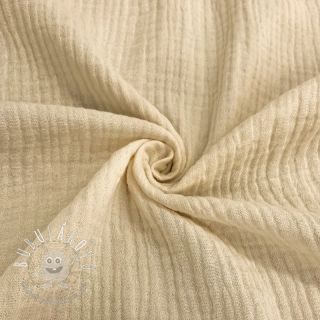 Dvojitá gázovina/mušelín MELANGE sand
