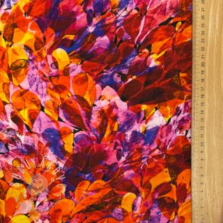 Úplet VISCOSE LYCRA HEAVY Watercolor Abstract design B digital print