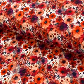 Úplet VISCOSE LYCRA HEAVY Cloe design A digital print