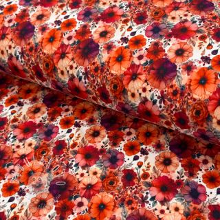 Úplet VISCOSE LYCRA HEAVY Cloe design A digital print