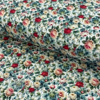 Úplet VISCOSE LYCRA HEAVY Iris design C digital print