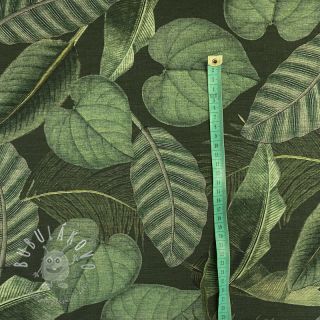 Dekoračná látka s teflonovou úpravou BOTANIC LEAF DETAILED