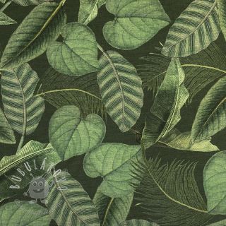 Dekoračná látka s teflonovou úpravou BOTANIC LEAF DETAILED