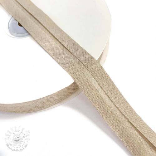 Lemovací prúžok bavlna pebble Lemovací prúžok bavlna pebble