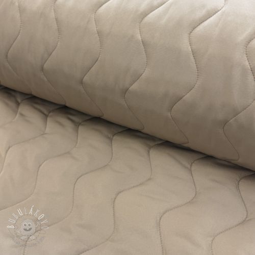 Prešívaná látka ZIG ZAG beige