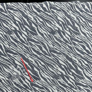 Dvojitá gázovina/mušelín JACQUARD Animal pattern navy II.trieda