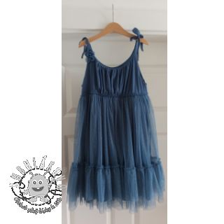 Tyl na TUTU ROYAL SPARKLE jeans silver