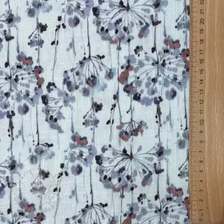 Viskóza s ľanom Agapanthus design B digital print