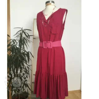 Bavlnený popelín cerise