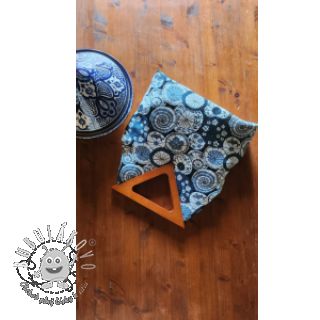 Dekoračná látka jacquard Kusmi bleu