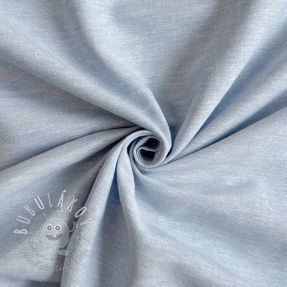 Ľan s bavlnou Lico light blue