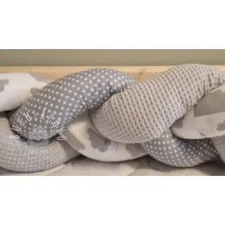 Bavlna s vaflovou väzbou grey
