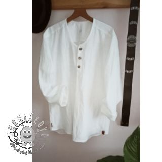 Ľan predpraný ecru