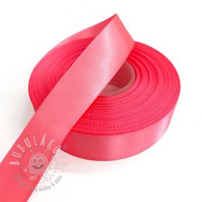 Saténová stuha obojstranná 25 mm neon pink
