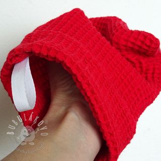 Bavlna s vaflovou väzbou red