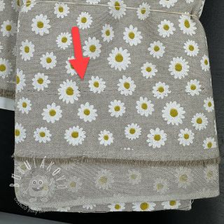 Dekoračná látka Linenlook Daisy sweet garden II.trieda