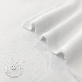 Teplákovina počesaná JOGGING white