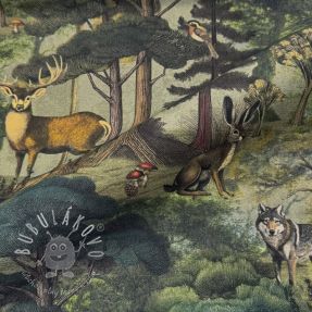Dekoračná látka Forest Heritage Art digital print
