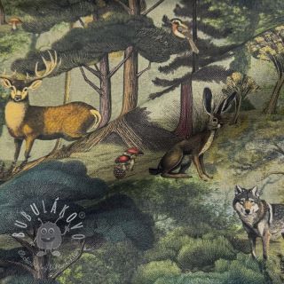 Dekoračná látka Forest Heritage Art digital print