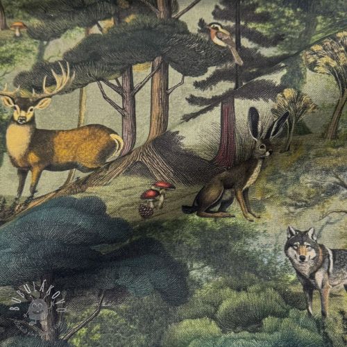Dekoračná látka Forest Heritage Art digital print