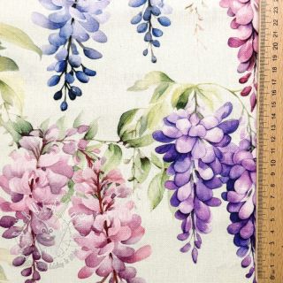 Dekoračná látka Serene Wisteria Charm digital print