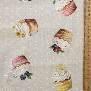 Dekoračná látka Cupcake Bake Off digital print