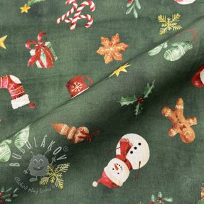 Bavlnená látka Cosy Warm Xmas