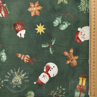Bavlnená látka Cosy Warm Xmas