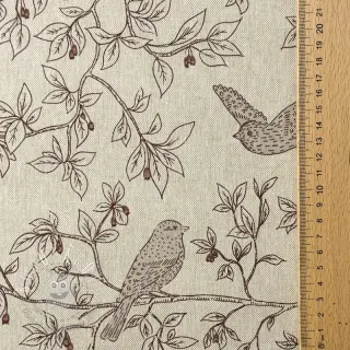 Dekoračná látka Linenlook premium Branch Bird Song