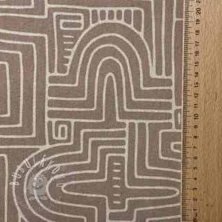 Dekoračná látka Linenlook premium Curve Maze Line