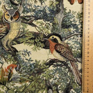 Dekoračná látka GOBELIN PREMIUM Bird Heritage Forest