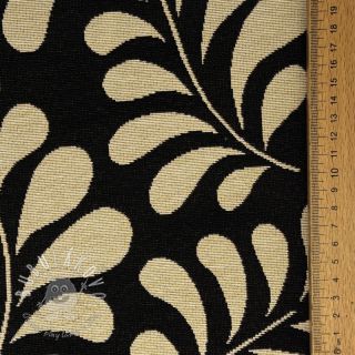 Dekoračná látka GOBELIN PREMIUM Drop Wave Branch design A