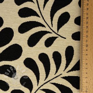 Dekoračná látka GOBELIN PREMIUM Drop Wave Branch design B