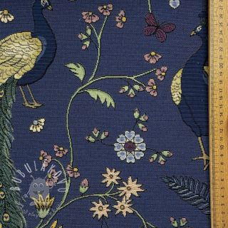 Dekoračná látka GOBELIN PREMIUM Peacock Garden Dream