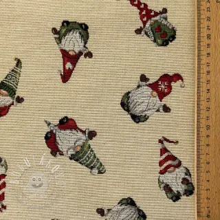 Dekoračná látka GOBELIN PREMIUM Tomte Holiday Joy