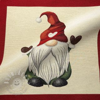 Dekoračná látka GOBELIN PREMIUM Tomte joyful Wishes PANEL