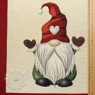 Dekoračná látka GOBELIN PREMIUM Tomte joyful Wishes PANEL