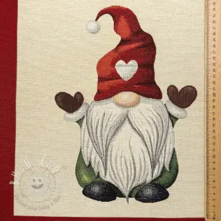 Dekoračná látka GOBELIN PREMIUM Tomte joyful Wishes PANEL