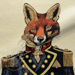 Dekoračná látka GOBELIN PREMIUM Fox Admiral Statue PANEL