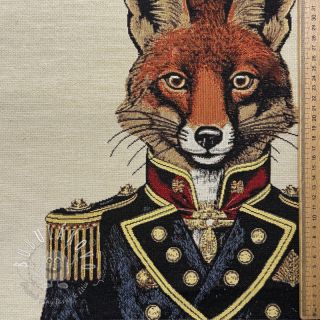 Dekoračná látka GOBELIN PREMIUM Fox Admiral Statue PANEL